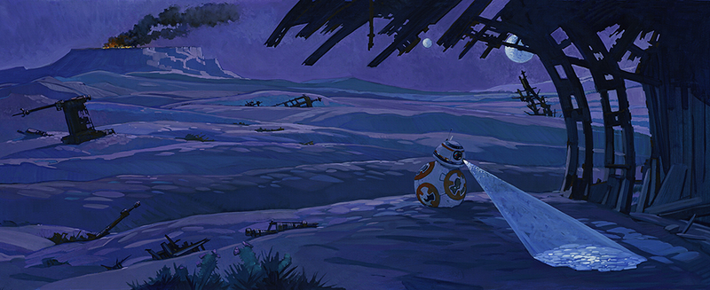 Illustration for article titled Fall in Love With BB-8 All Over Again With These Beautiful Paintings